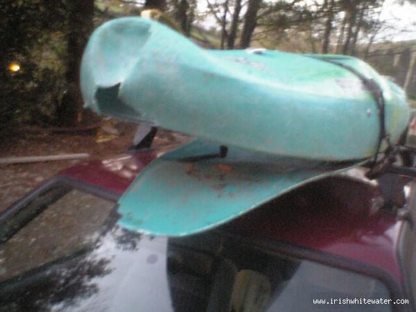 Do not get on while its still raining!!