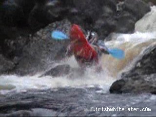 Me nailing a rock at the end of a drop