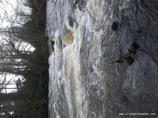 castletown rapids in flood