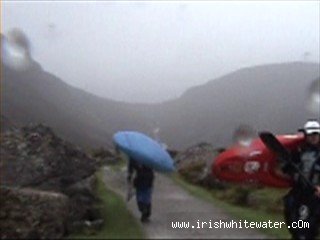 WALK into the base of the falls for the get on to upper section