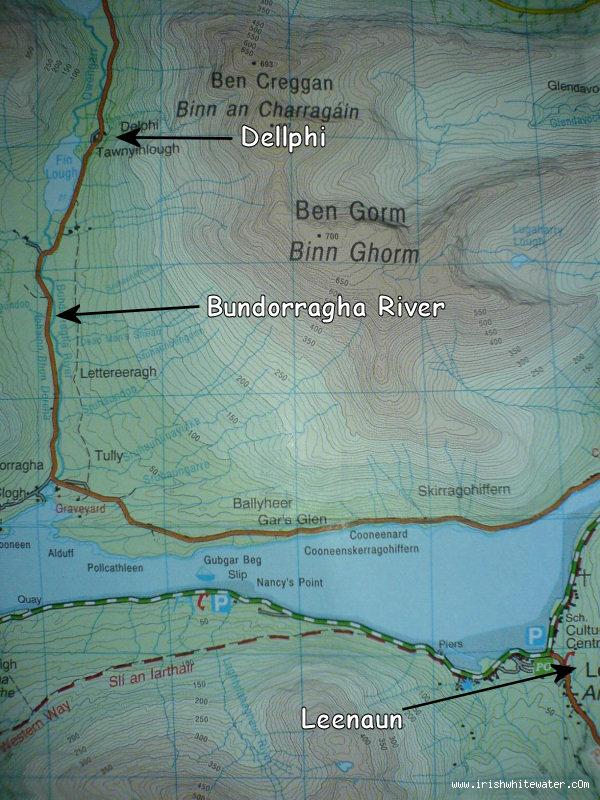 Bundorragha river Map