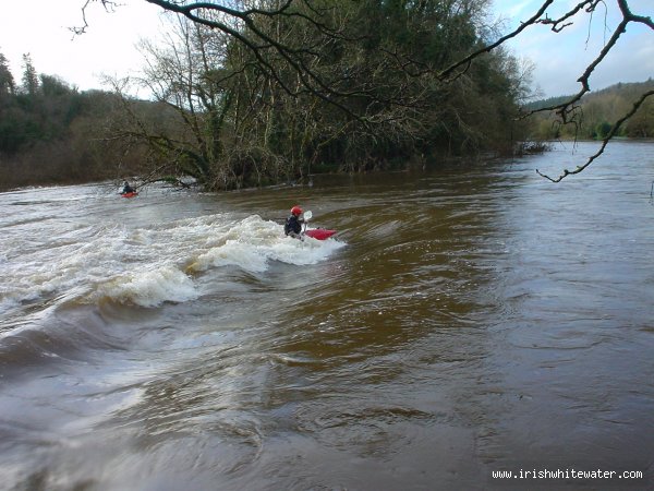 willy mccarthy on the mid river foam pile on blackwater play wave