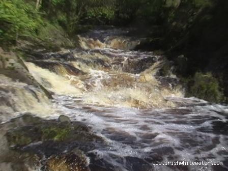 Entry rapids on the coming into the gorge on the lower section