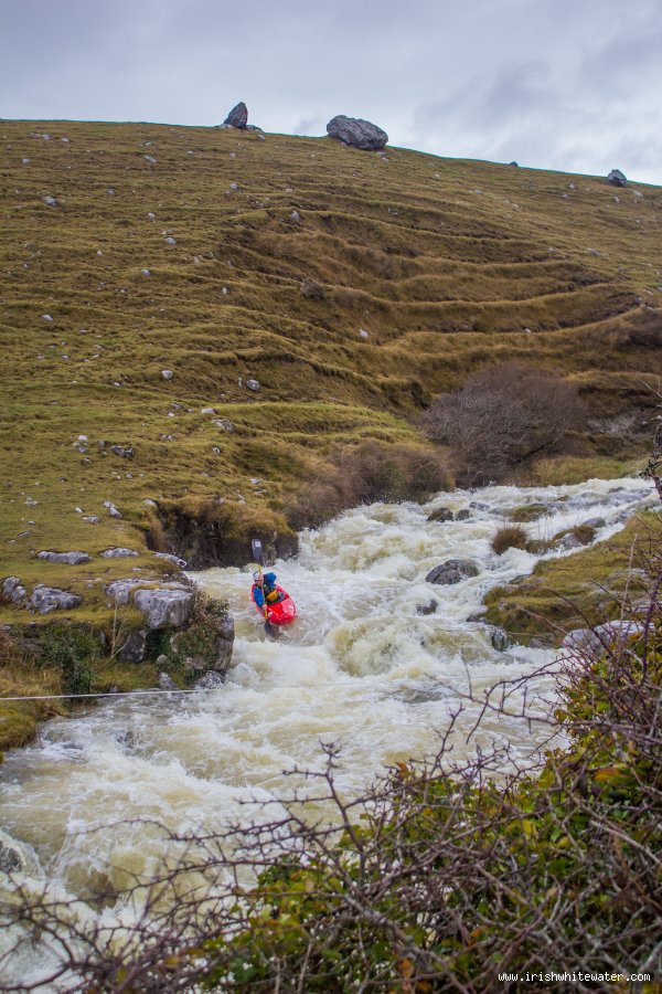 Another high water day with the river at its best. 

Paddler Barry Loughnane