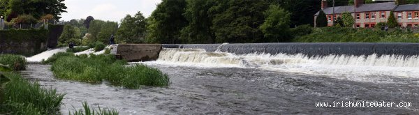 Lucan weir panorama