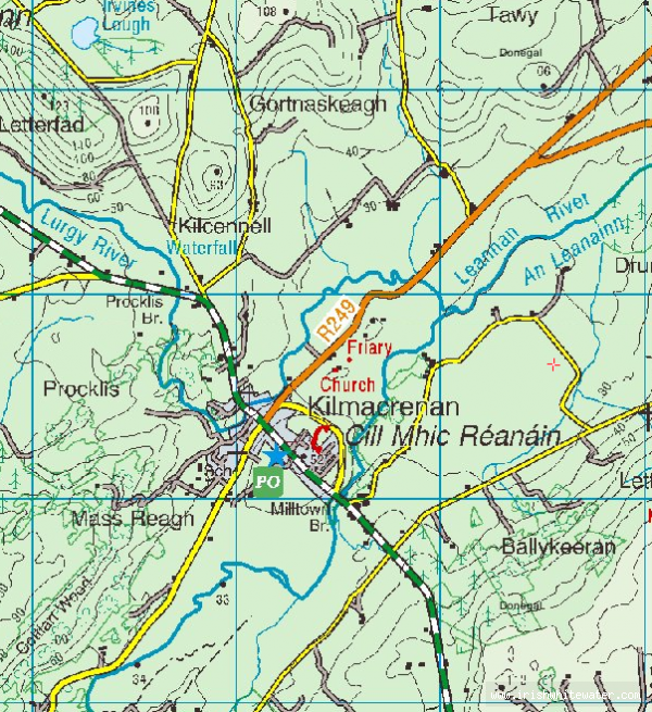 Kilmacrennan Map