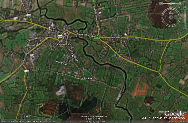 The get in is at the end of the Poolboy road.