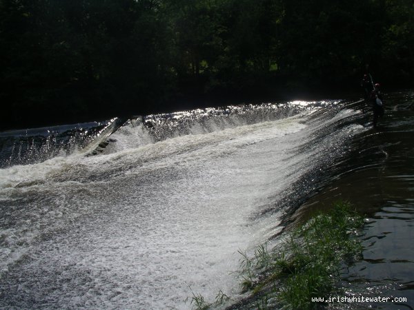 Wren's Nest Weir on relatively low water