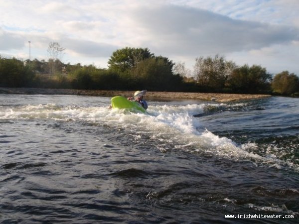 Low water at Green's Bridge Weir