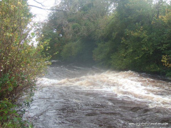 Waterfoot in high water