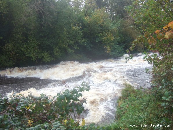 Waterfoot in flood