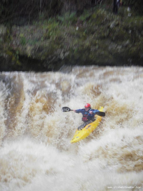 pete barron drops main falls