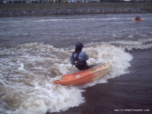 Killkenny up river of the town two waves each side