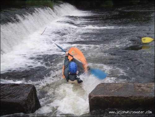 wez in action tullow kayak club
